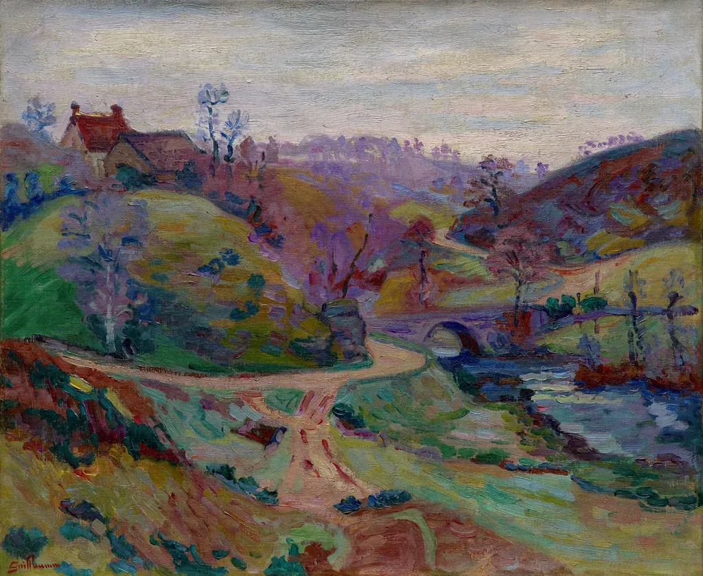 Crozant, Pont Charraud, by Armand Guillaumin, oil, 1903