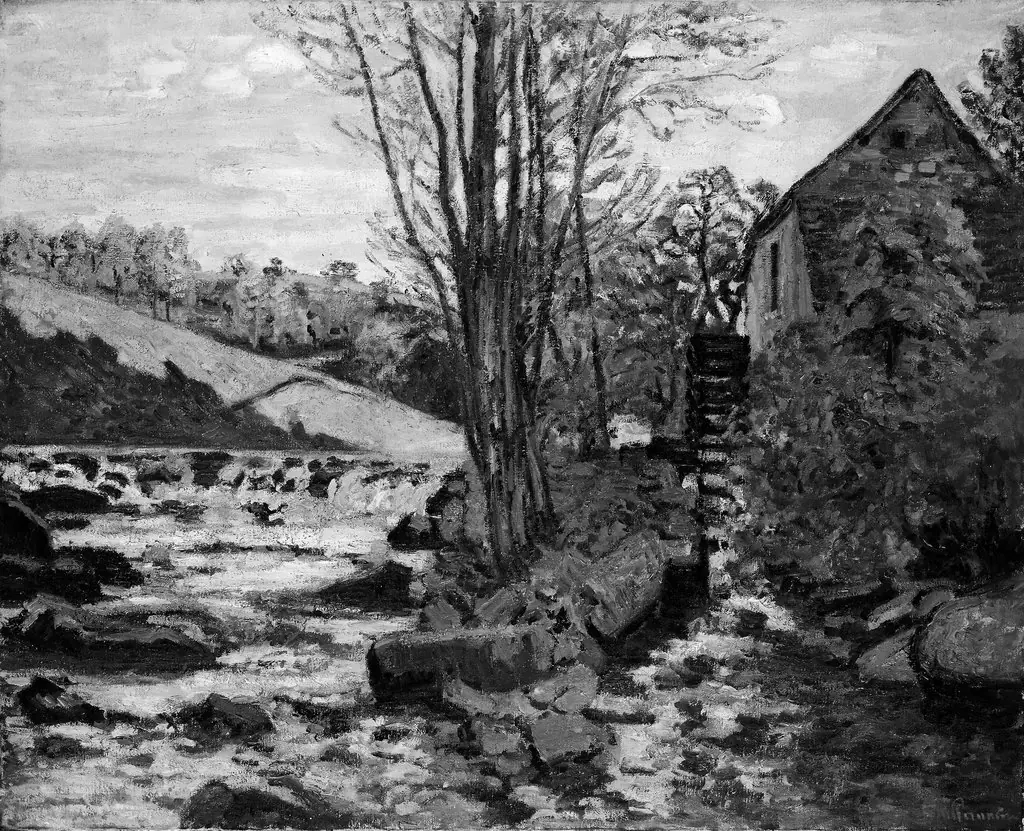 Mill of Pont Maupuit, by Armand Guillaumin