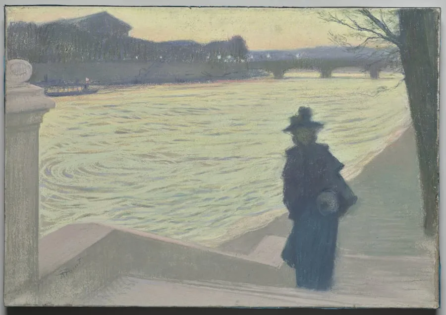 Quais de Seine en nocturne, by Armand Point, 1890