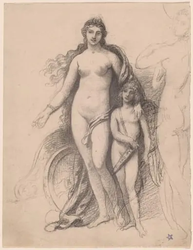 Venus and Cupid, by Armand Point