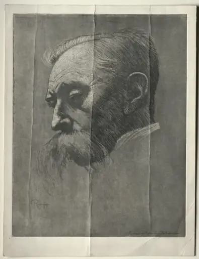 Portrait of Emile Verhaeren, by Armand Rassenfosse