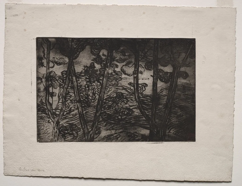 Trees at Night, by Armand Séguin, 1894