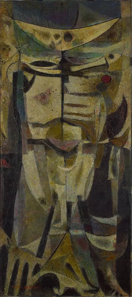 Untitled, by Armando Morales Sequeira, oil, 1956