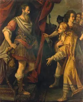 Armida im Lager der Christen (?)