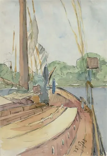The Deck of a Dutch Yacht, by Arnold Bennett