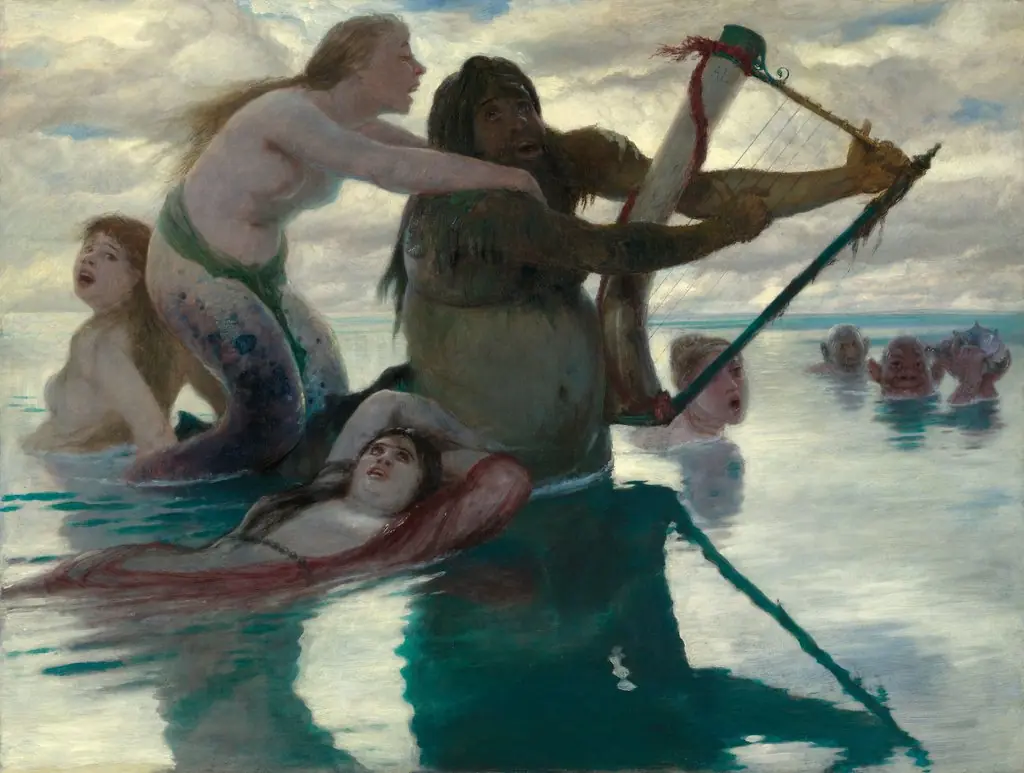 In the Sea, by Arnold Böcklin
