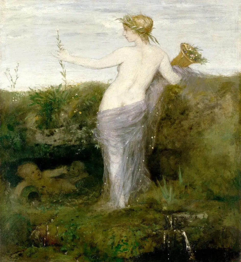 Quellnymphe, by Arnold Böcklin