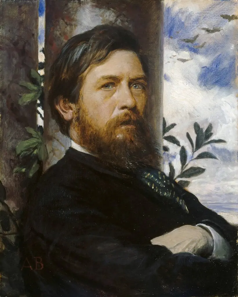 Self-portrait, by Arnold Böcklin