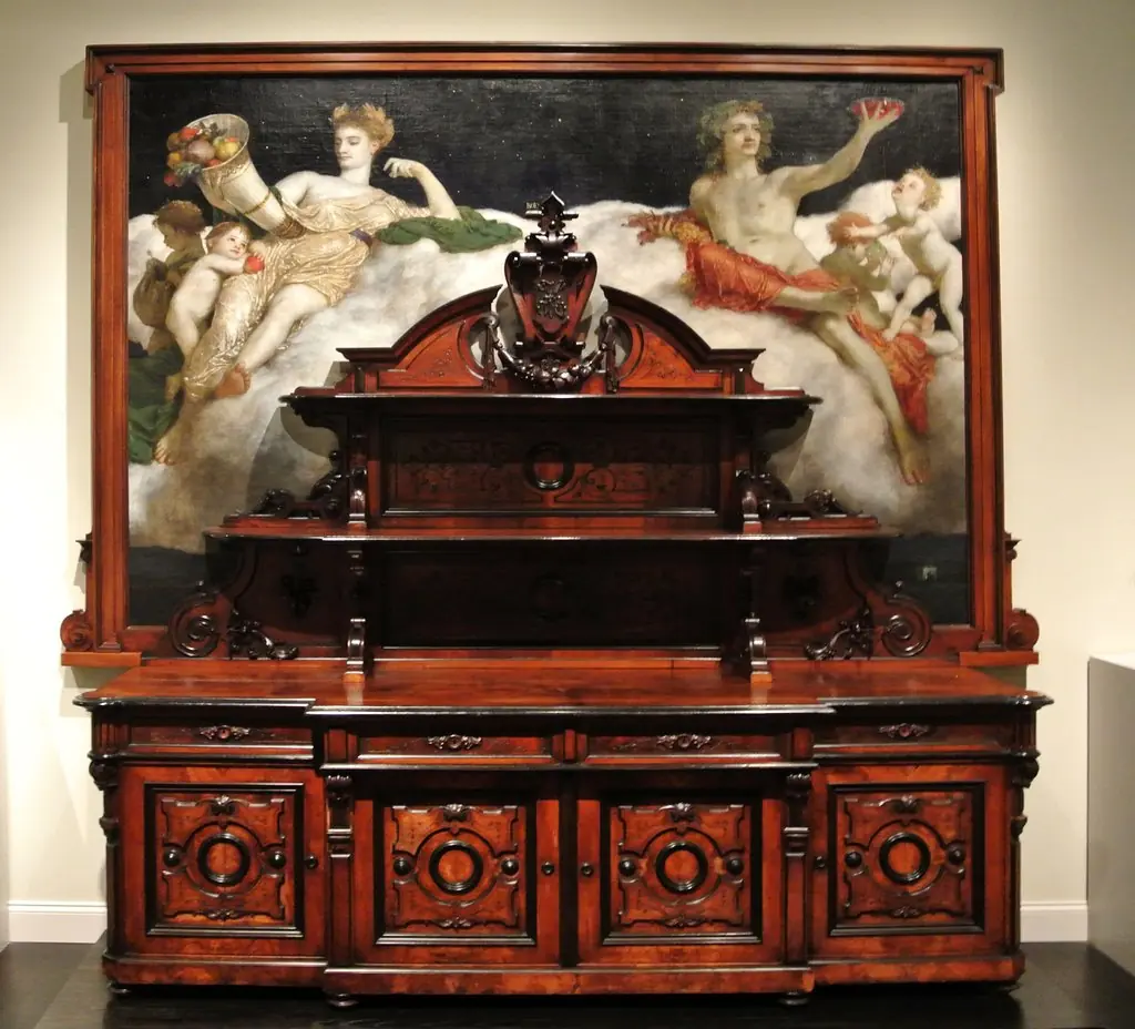 sideboard, by Arnold Böcklin