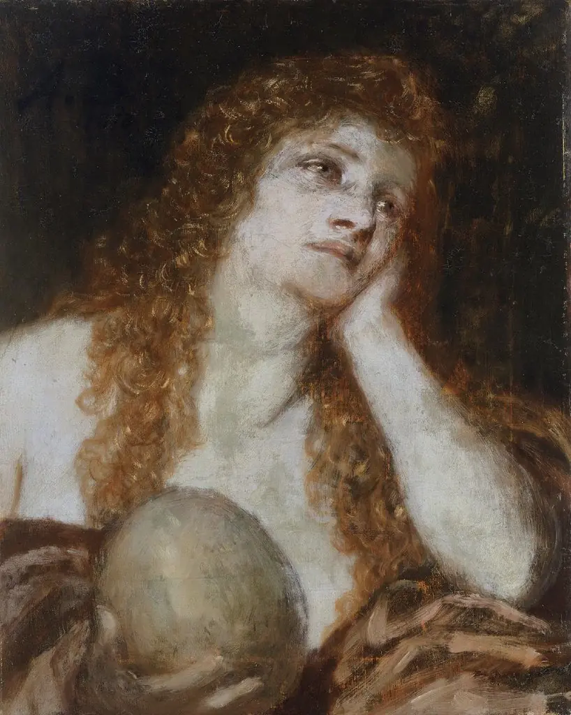 The penitent Maria Magdalena, by Arnold Böcklin