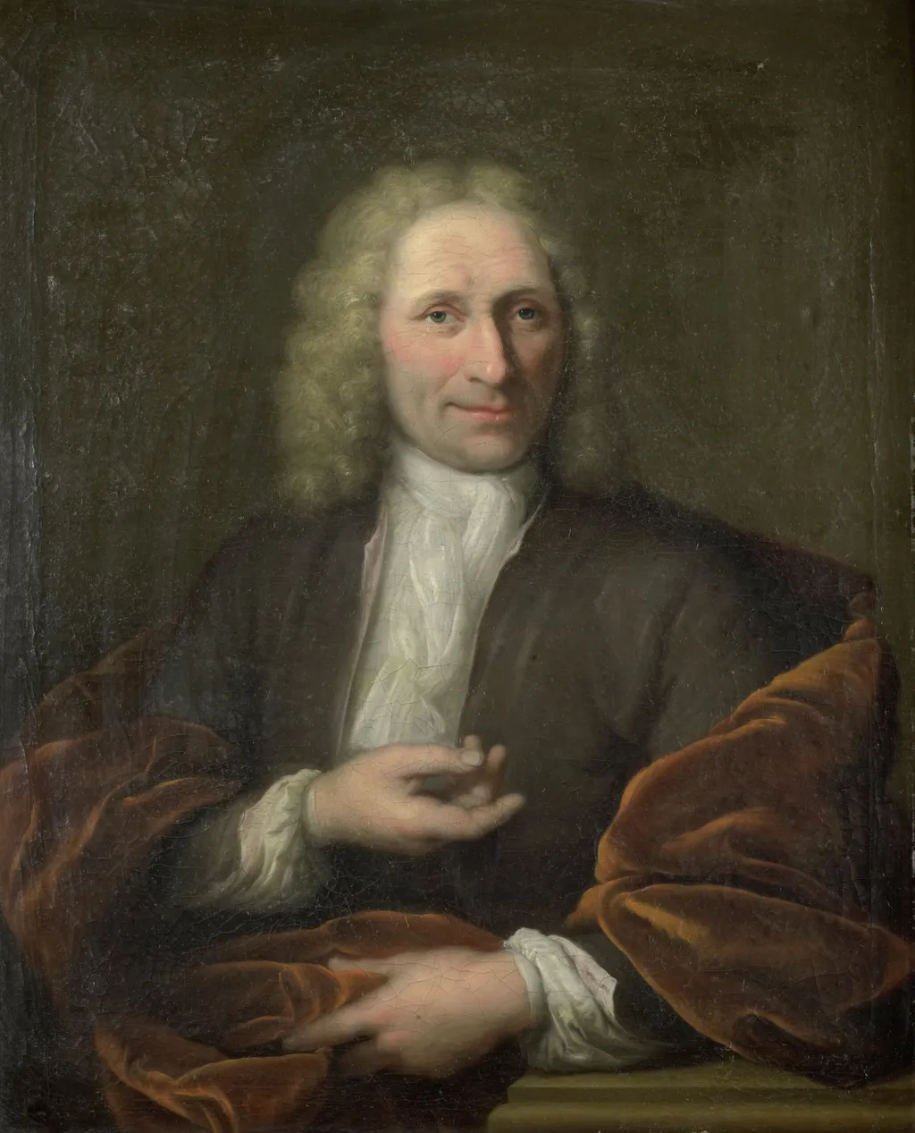 Portrait of a Man, by Arnold Boonen, oil, 1720