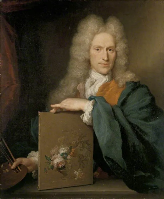 Portrait of Jan van Huysum, by Arnold Boonen, oil, 1720