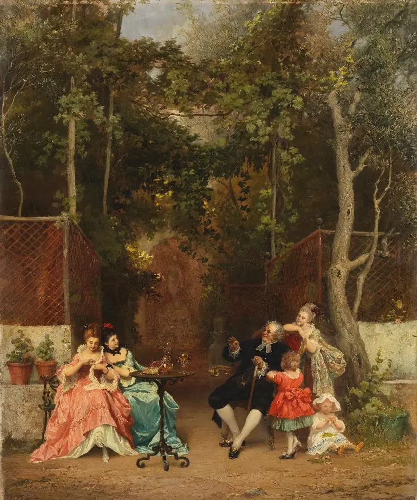Onkel und Nichten, by Arnold Corrodi