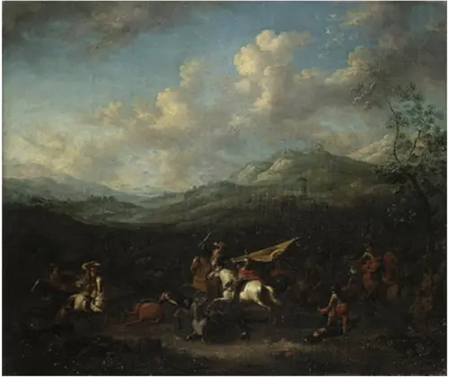 Cavalry Battle, by Arnold Frans Rubens