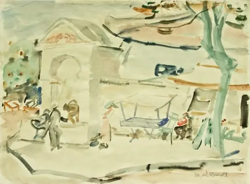 Cafenea turcească, by Arnold Max Wexler