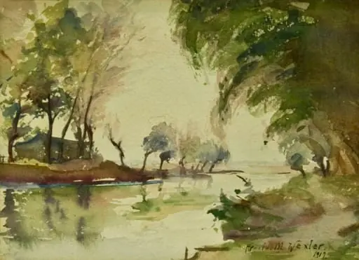 Peisaj, by Arnold Max Wexler