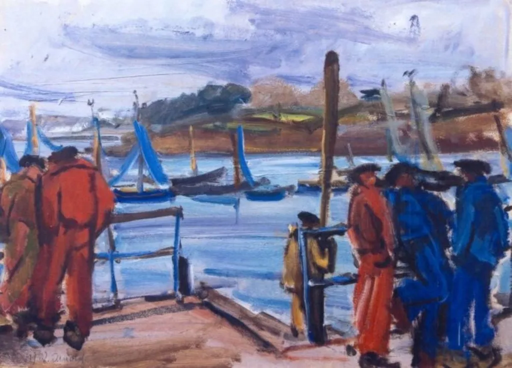 Pescari bretoni, by Arnold Max Wexler, unspecified