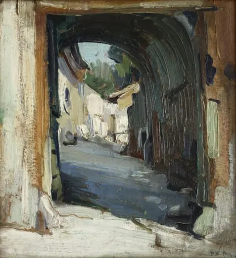 Poartă, by Arnold Max Wexler