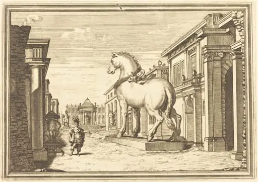 Il Greco in Troia: Plate 2, by Arnold von Westerhout