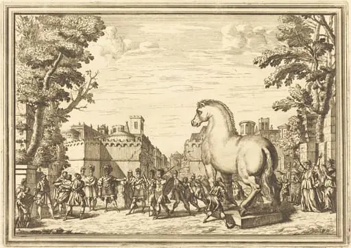 Il Greco in Troia: Plate 4, by Arnold von Westerhout