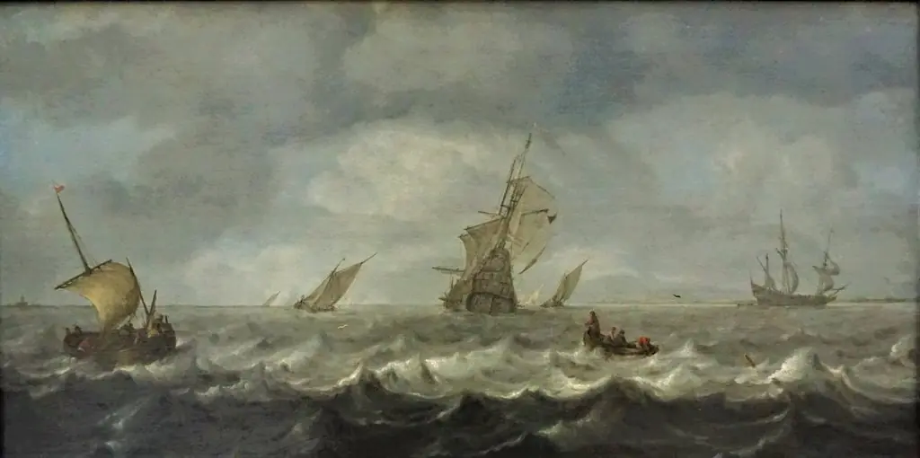 Seascape, by Arnoldus van Anthonissen
