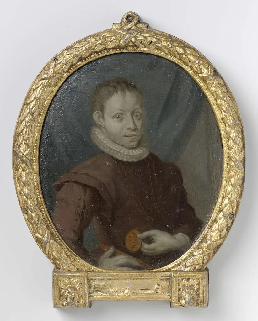 Hugo de Groot op jonge leeftijd, by Arnoud van Halen