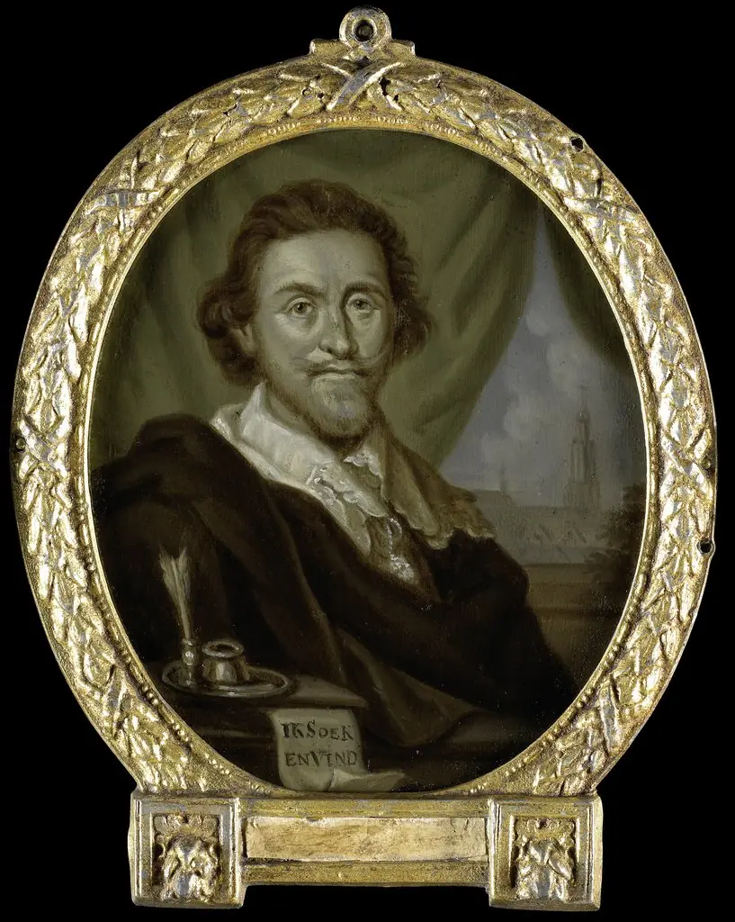 Portrait of Adriaen Pietersz van de Venne (1589-1662), by Arnoud van Halen
