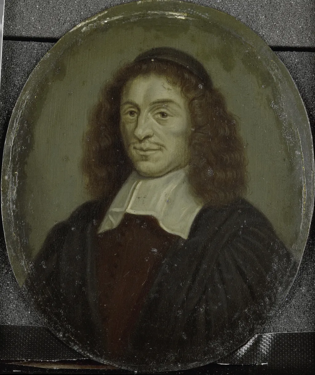 Portrait of Alexander Morus, Professor at Amsterdam, by Arnoud van Halen, oil, 1716