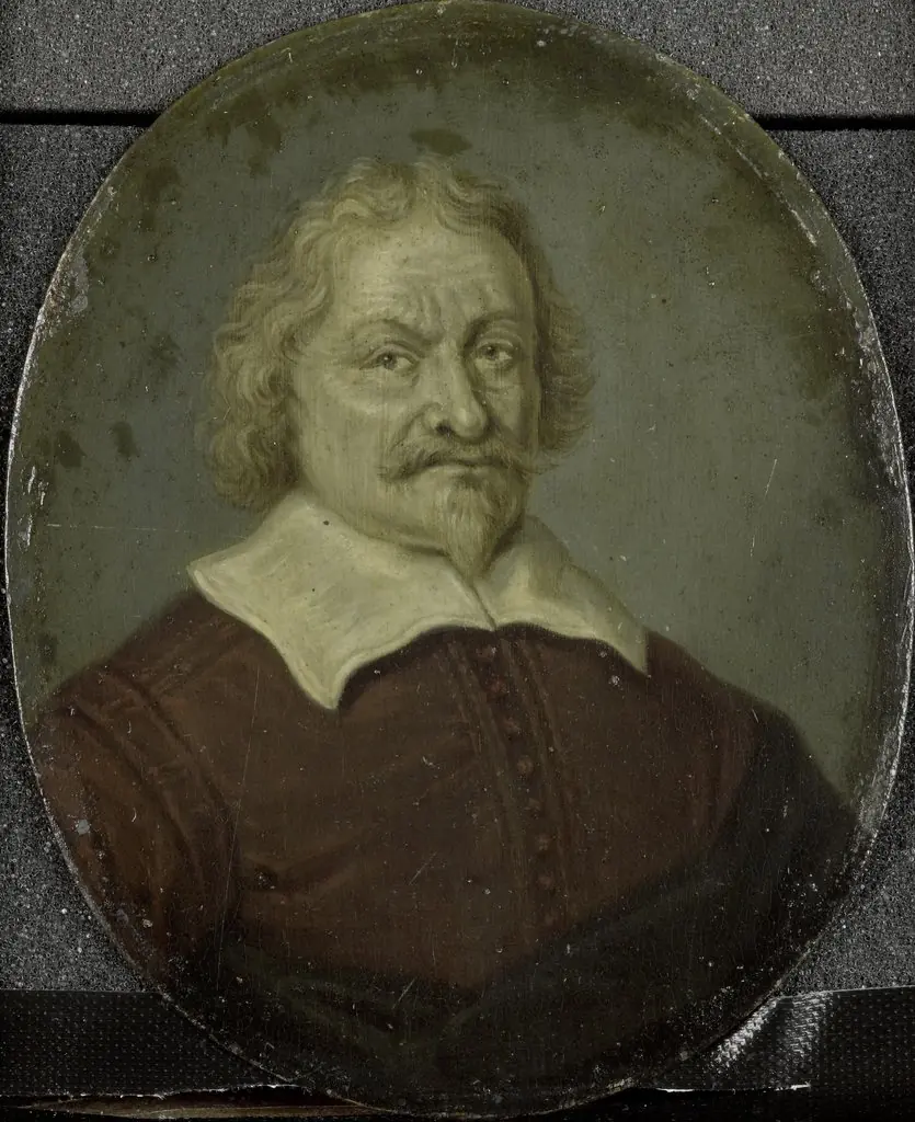 Portrait of David Lingelbach I, Founder of the Nieuwe Doolhof (New Labyringh), Amsterdam, by Arnoud van Halen
