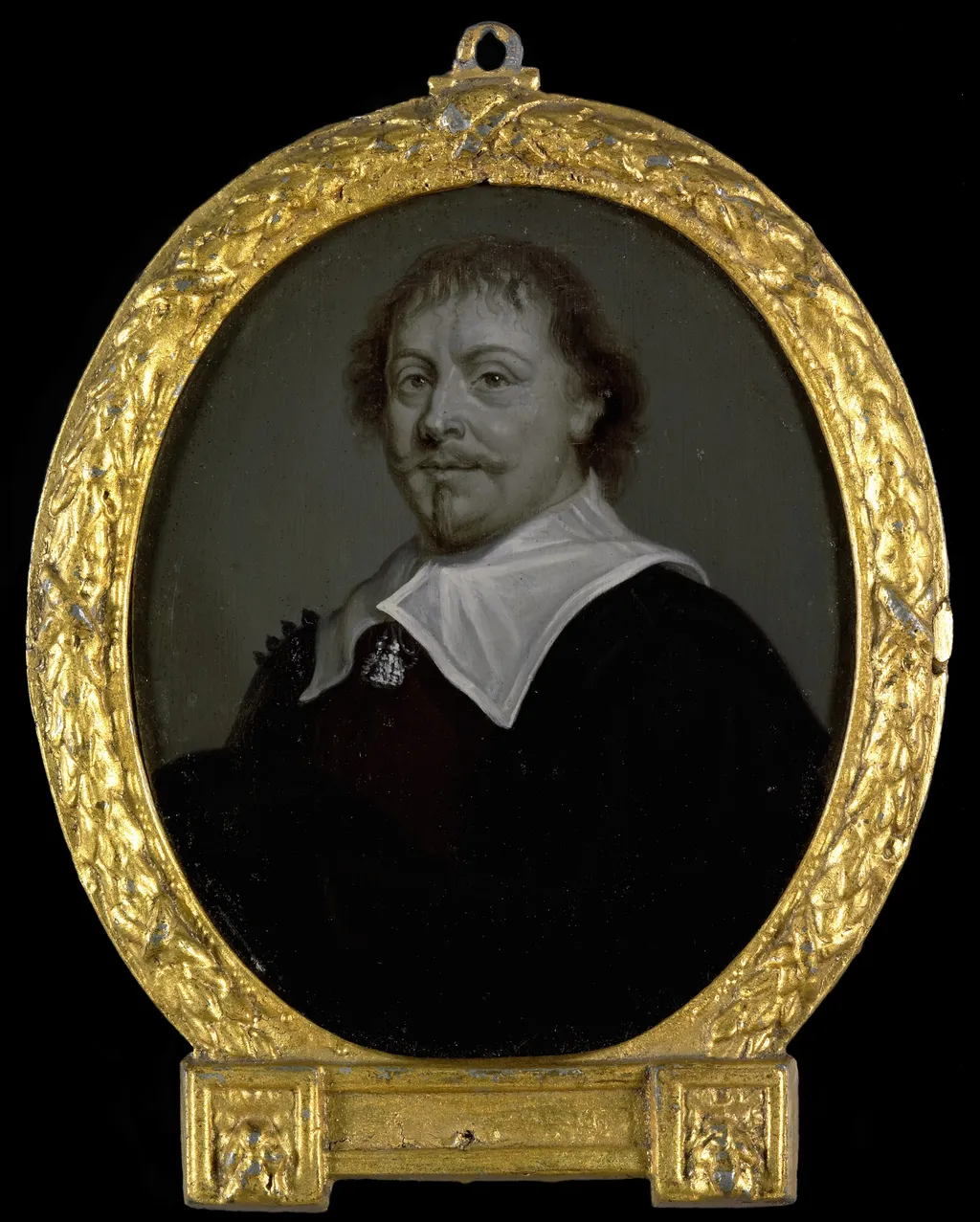 Portrait of Franciscus Planté, Clergyman at Zevenbergen and in Brazil, by Arnoud van Halen, oil, 1716