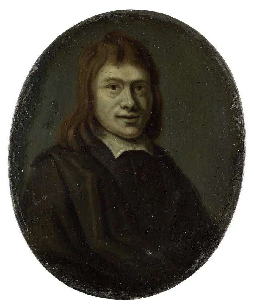 Portrait of Frans van Hoogstraten, Poet and Bookseller in Rotterdam and Dordrecht, by Arnoud van Halen