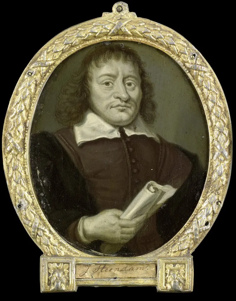 Portrait of Hendrik Bruno, Poet and Co-Rector of the Latin School in Hoorn, by Arnoud van Halen