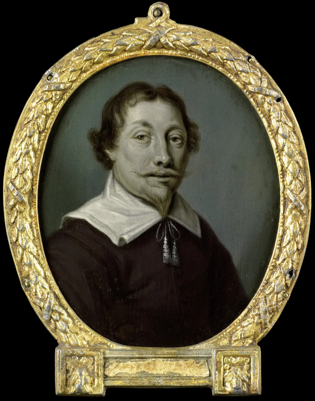 Portrait of Jan van der Veen, Pharmacist and Poet in Deventer, by Arnoud van Halen, oil, 1716