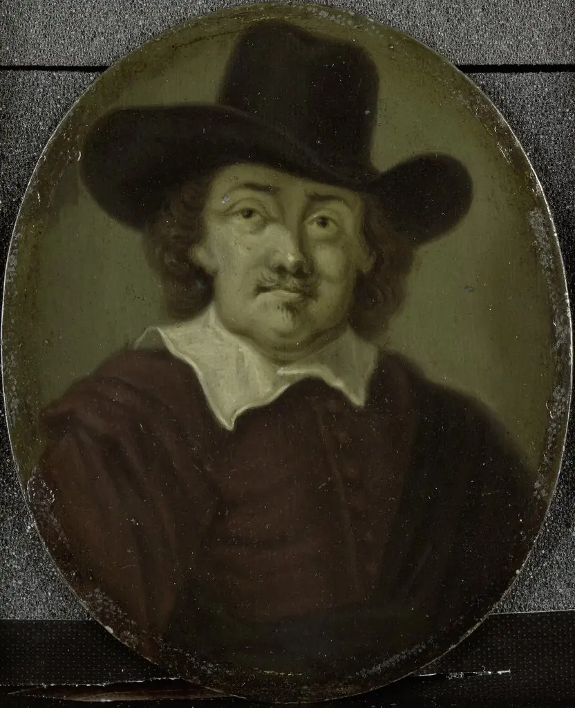 Portrait of Jeremias de Decker, Poet in Amsterdam, by Arnoud van Halen