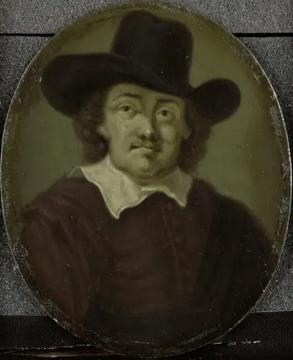 Portrait of Jeremias de Decker, Poet in Amsterdam, by Arnoud van Halen