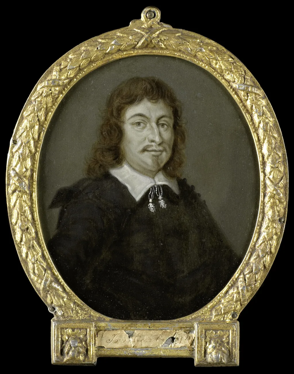 Portrait of Johan van Nijenborgh, Poet in Groningen, by Arnoud van Halen, oil, 1716