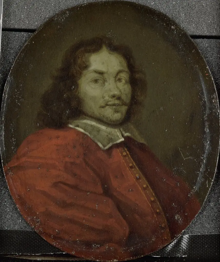 Portrait of Matthijs Gansneb, called Tengnagel, Poet in Amsterdam, by Arnoud van Halen