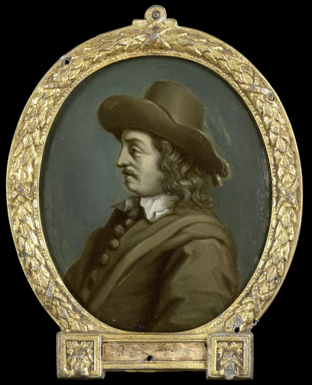 Portrait of Matthys van de Merwede, Lord of Clootwyck, Poet in Dordrecht (Mathias de Merwede de Clootwyck), by Arnoud van Halen, oil, 1716