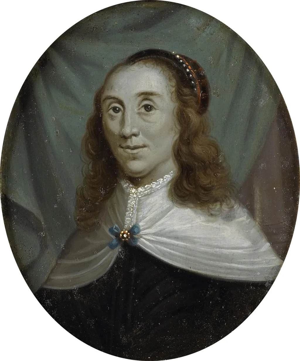 Portrait of Sibylle van Griethuysen (ca.1620-na 1662), by Arnoud van Halen, oil, 1716