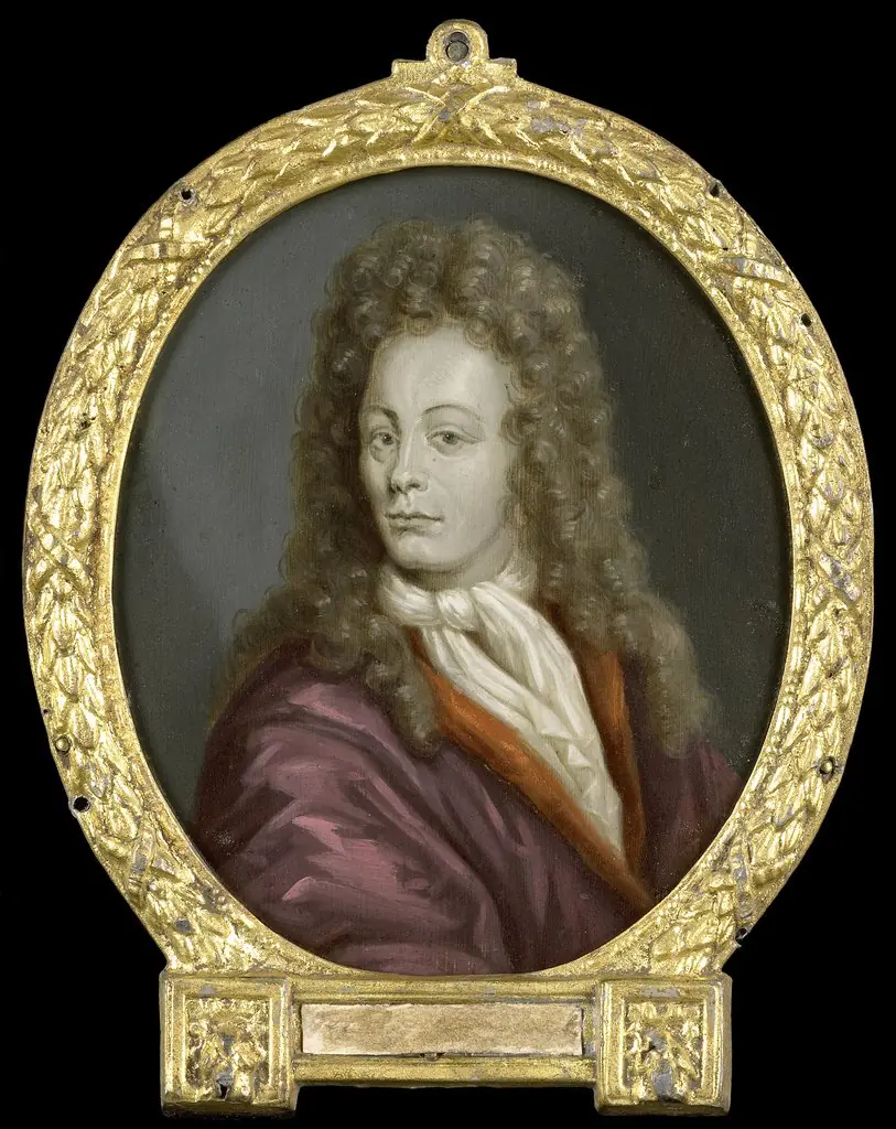 Portrait of Tobias Gutberleth, Man of Letters in Leeuwarden, by Arnoud van Halen