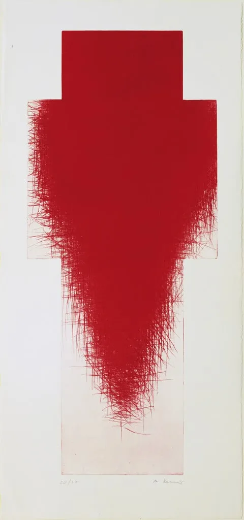 Untitled, by Arnulf Rainer, ink, 1982
