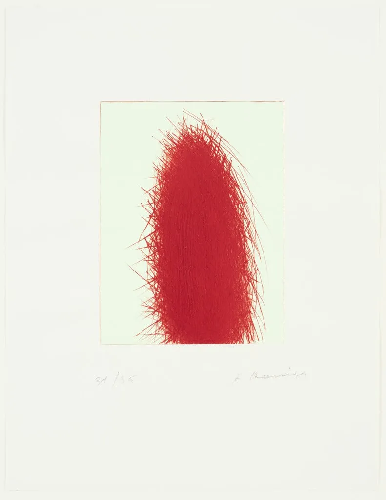 Untitled, by Arnulf Rainer, ink, 1997