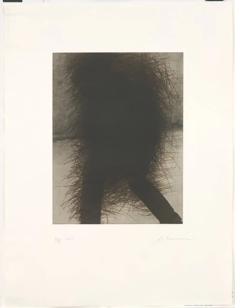 Untitled, by Arnulf Rainer, ink, 1978