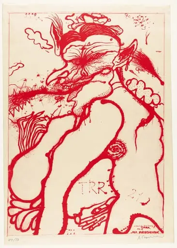 Untitled, by Arnulf Rainer