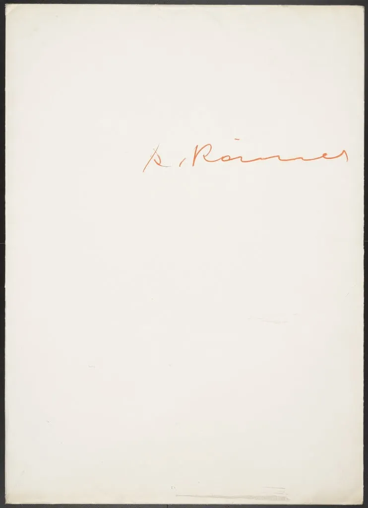 Untitled, by Arnulf Rainer, ink, 1961