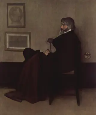 Arrangement in Grey and Black, No. 2: Portrait of Thomas Carlyle