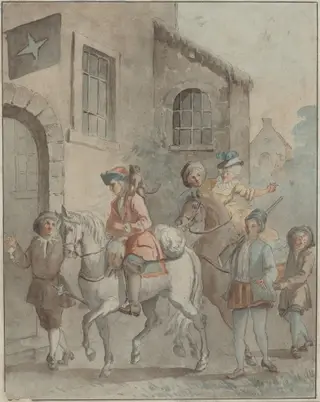 Arrival at an Inn