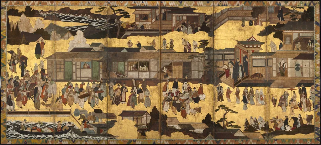 Arrival of the "Southern Barbarians", unspecified, 1600