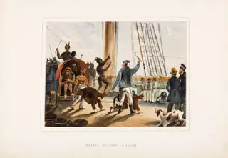 Arrivée du pere La Ligne