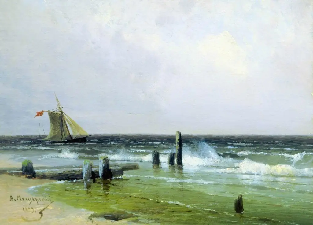 Seascape (1), by Arseny Meshchersky